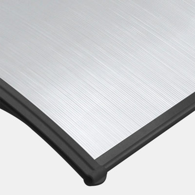 Yaheetech Black Outdoor Awning Canopy for Window Front Door Porch - 8