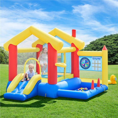 Yaheetech Bouncy Castle with Inflatable Trampoline