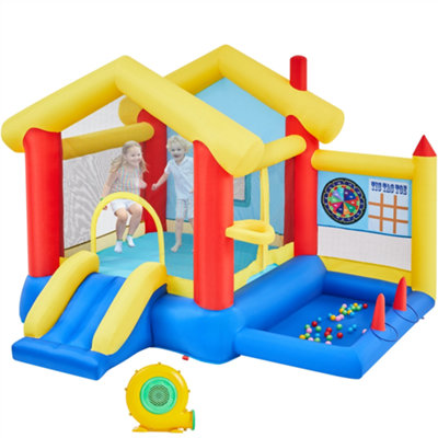 Yaheetech Bouncy Castle with Inflatable Trampoline