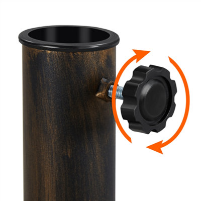 Yaheetech Bronze 10kg Outdoor Umbrella Base - 8