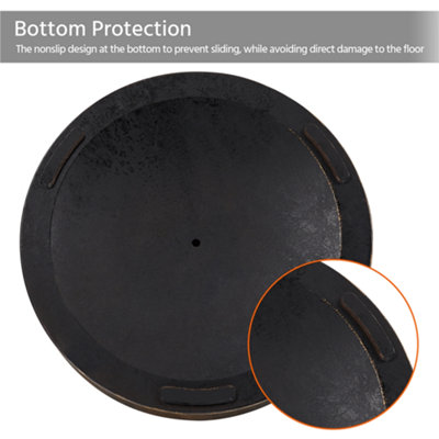 Yaheetech Bronze 12kg Patio Umbrella Base Stand for 38/48mm Pole - 6