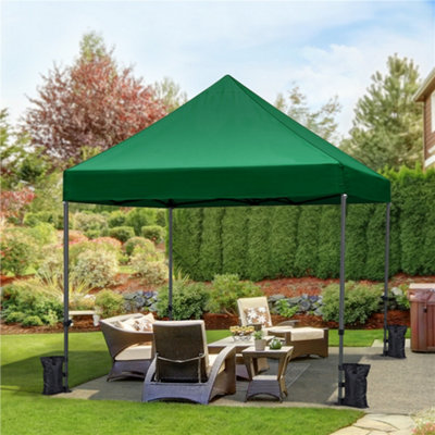 Yaheetech Dark Green 3x3m Heavy Duty Pop Up Gazebo