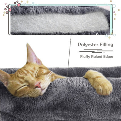 Yaheetech Dark Grey 96.5cm 4-Level Cat Tree Tower with Condo Plush Perch & Scratching Posts
