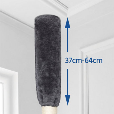 Yaheetech Large Cat Tree with Adjustable Height Light Grey