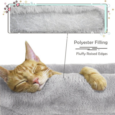 Yaheetech Light Grey 96.5cm 4-Level Cat Tree Tower with Condo Plush Perch & Scratching Posts
