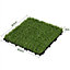 Yaheetech Pack of 27 Artificial Grass Interlocking Turf Tile