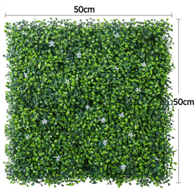 Yaheetech Pack of 6 Faux Ivy Artificial Boxwood Panels Topiary Hedge