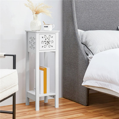 Carved nightstand store