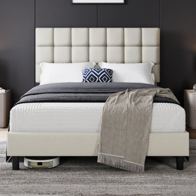 Square tufted headboard discount