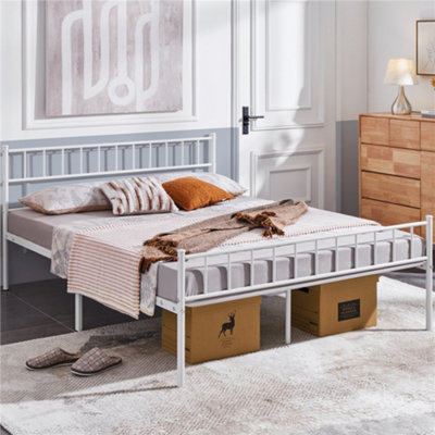 White king deals metal bed frame