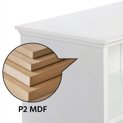Yaheetech White Metal Hallway Coat Hook and Storage Unit - 5