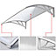Yaheetech White Outdoor Awning Canopy for Window Front Door Porch, 120 x 76 cm