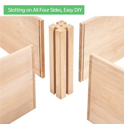 Yaheetech Wooden Raised Garden Bed Divisible Planter Box for Yard - 4