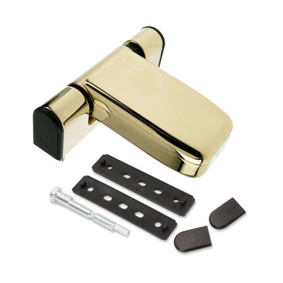 Yale 3D Flag Door Hinge (2 Pack) - Gold