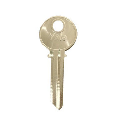 Yale 6 Pin Blank Cylinder Key (Pack of 10) Silver (One Size)