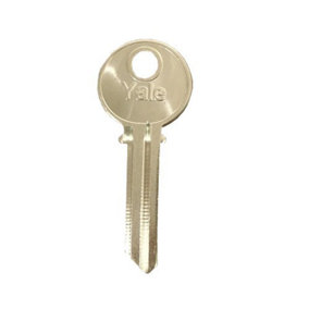 Yale 6 Pin Blank Cylinder Key (Pack of 10) Silver (One Size)