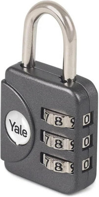 Yale - Combination Padlock in Grey - YP1/28/121/1G