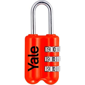 Yale - Combination Padlock in Red - YP2/23/128/1R