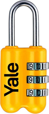 Yale - Combination Padlock in Yellow - YP2/23/128/1Y