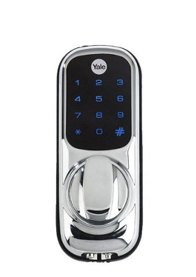 Yale Keyless Smart Door Lock Key-Free Entry via PIN Code, Key Card, or Smartphone, Enhanced Security