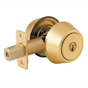 Yale Locks 235211005001 P5211 Security Deadbolt Polished Brass YALP5211PB