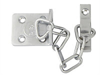 Yale Locks V-WS6-SC WS6 Security Door Chain - Satin Chrome Finish YALVWS6SC