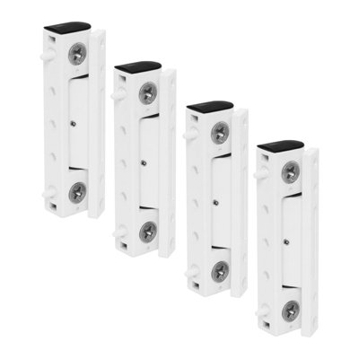 Yale Neon Butt Hinge (4 Pack) - White, 0 degree (Flat)