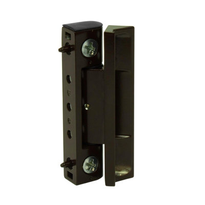 Yale Neon Butt Hinge - Brown, 45 degree (Rehau S706)