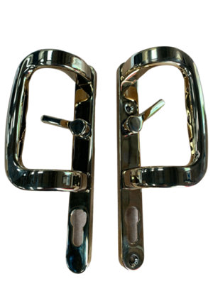 Yale Patio Door Handle Gold DIY at B&Q