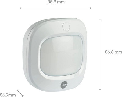 Yale Pet Friendly Motion Detector 2 Pack Wireless PIR Sensor for Sync Smart Alarm Pet Immunity, Alexa & Hue Compatible