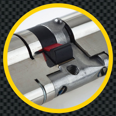 Yale Platinum 3-Star Euro Cylinder uPVC Door Lock - 50/50 (100mm), Nickel (incl. 4 Keys)