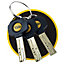 Yale Platinum 3-Star Euro Cylinder uPVC Door Security Lock - 30/45 (75mm), Nickel (incl. 6 Keys)