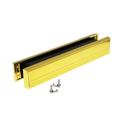 Yale Slimmaster 12" Letterplate - Gold (Polished)