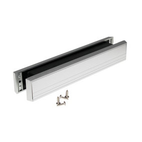 Yale Slimmaster 12" Letterplate - Silver (Anodised)