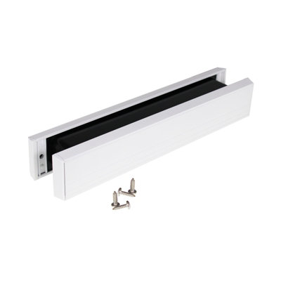 Yale Slimmaster 12" Letterplate - White