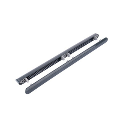 Yale SlimVent 4000EA Trickle Vent and canopy Set (386mm x 21mm) - Anthracite Grey
