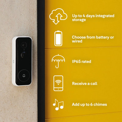 Yale Smart Video Doorbell - SV-VDB-1A-W