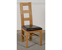 Yale Solid Oak Dining Chairs for Dining Room or Kitchen