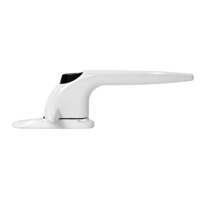 Yale Sparta Cockspur Window Handle - White, Right, 9mm