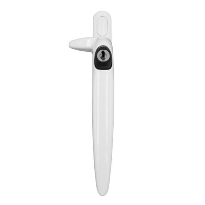 Yale Sparta Cockspur Window Handle - White, Right, 9mm