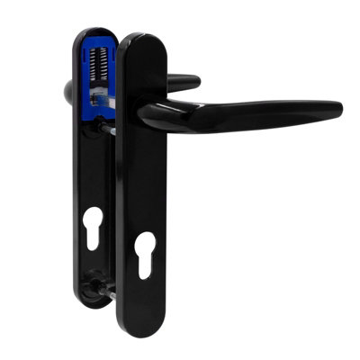 Yale Sparta Lever/Lever Door Handle - Short, Black