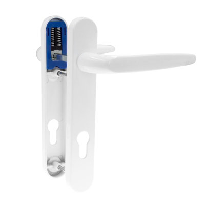 Yale Sparta Lever/Lever Door Handle - Short, White