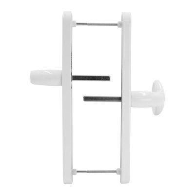 Yale Sparta Lever/Pad Offset Door Handle - White