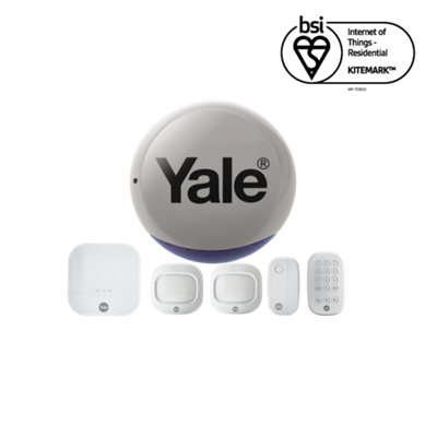 Yale Sync Smart Home Alarm 6 piece Kit with Grey Siren IA-320G