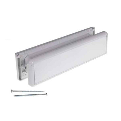 Yale Yaleseal 10" Letterplate - 40-80mm, White/White Price Comparisons | Compare The Build