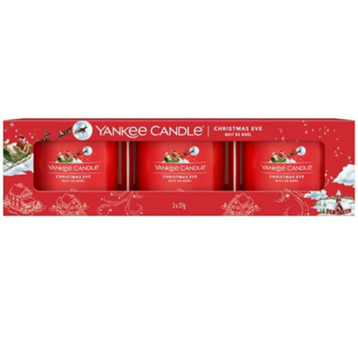 Yankee Candle 3 Pack Filled Votives - Christmas Eve