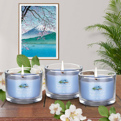 Yankee Candle 3 Pack Filled Votives - Majestic Mount Fuji - 3