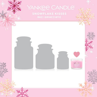 Yankee Candle 3 Pack Filled Votives - Snowflake Kisses - 4