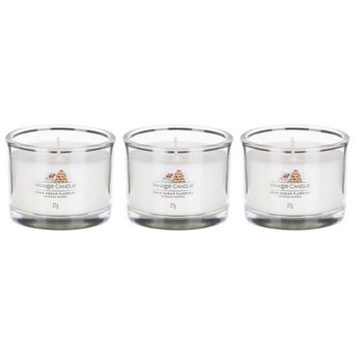 Yankee Candle 3 Pack Filled Votives - Sugar Spun Flurries