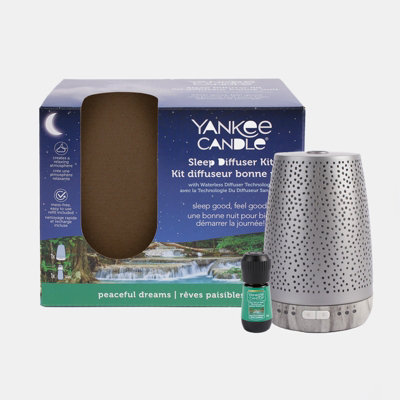 Yankee Candle Diffuser Starter Kit Home Fragrance Oil Scented Calming Aromatherapy - 6